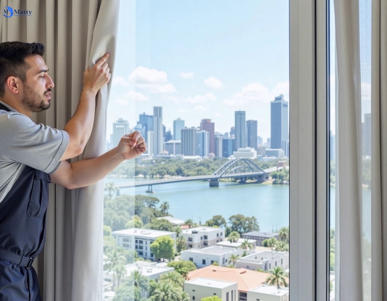 Professional curtain steam cleaning service oakhurst-nsw QLD by Matty Curtain Cleaning